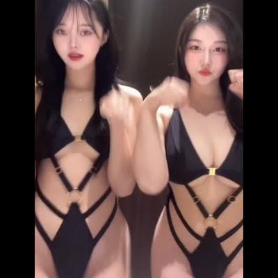 고양이 춤 추는 허니비비 이나 언더붑 가슴